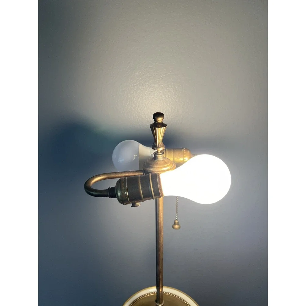 Vintage Rosenthal Porcelain Vase Table Lamp Rich Gold Accent 32